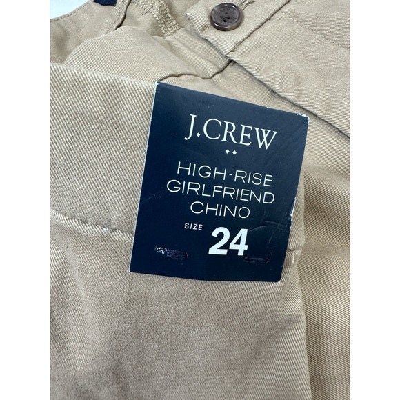 J. Crew High-rise girlfriend chino pants Women's Size 24 Plus - Picture 4 of 5